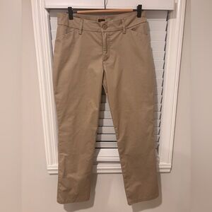 Lee Women’s Tan Wrinkle Free Chino Pants